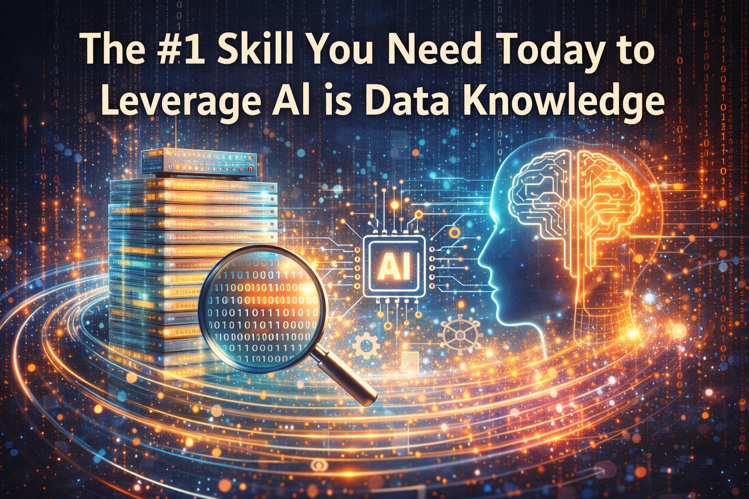 The #1 skill you need today to leverage AI is data knowledge